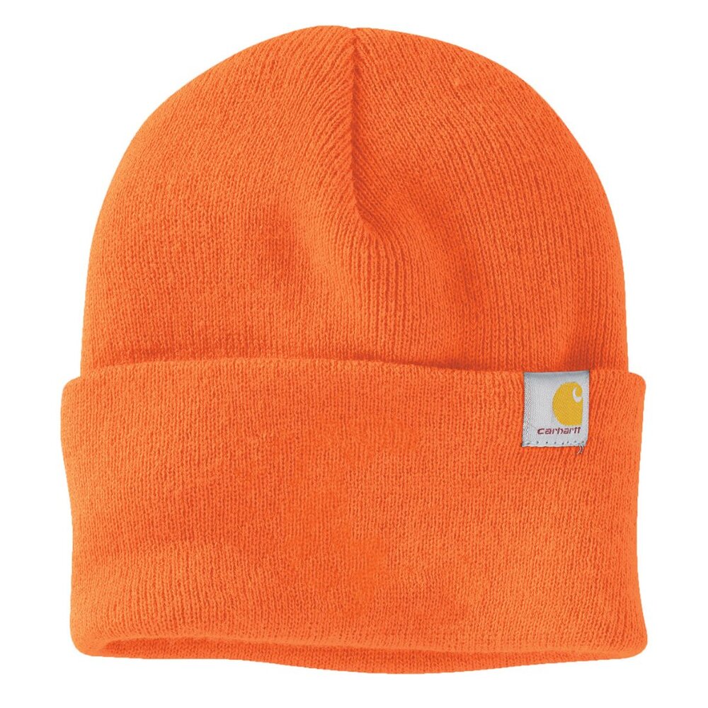 (NWT) Carhartt Watch Knit Stocking Cap Winter Beanie Orange